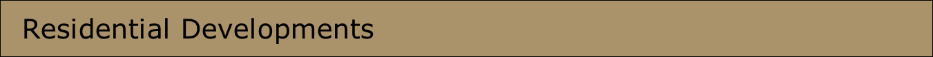Residential Developments
